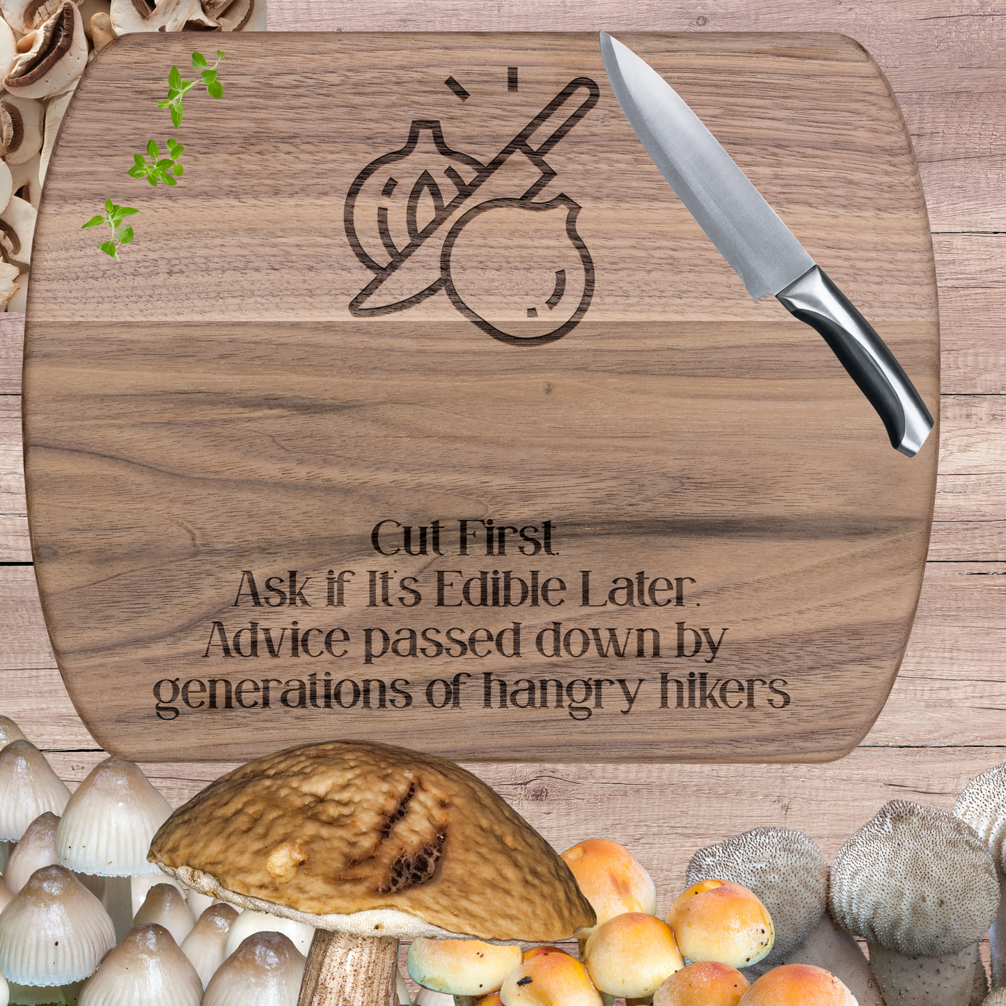 Unique Cutting Board - Cut First