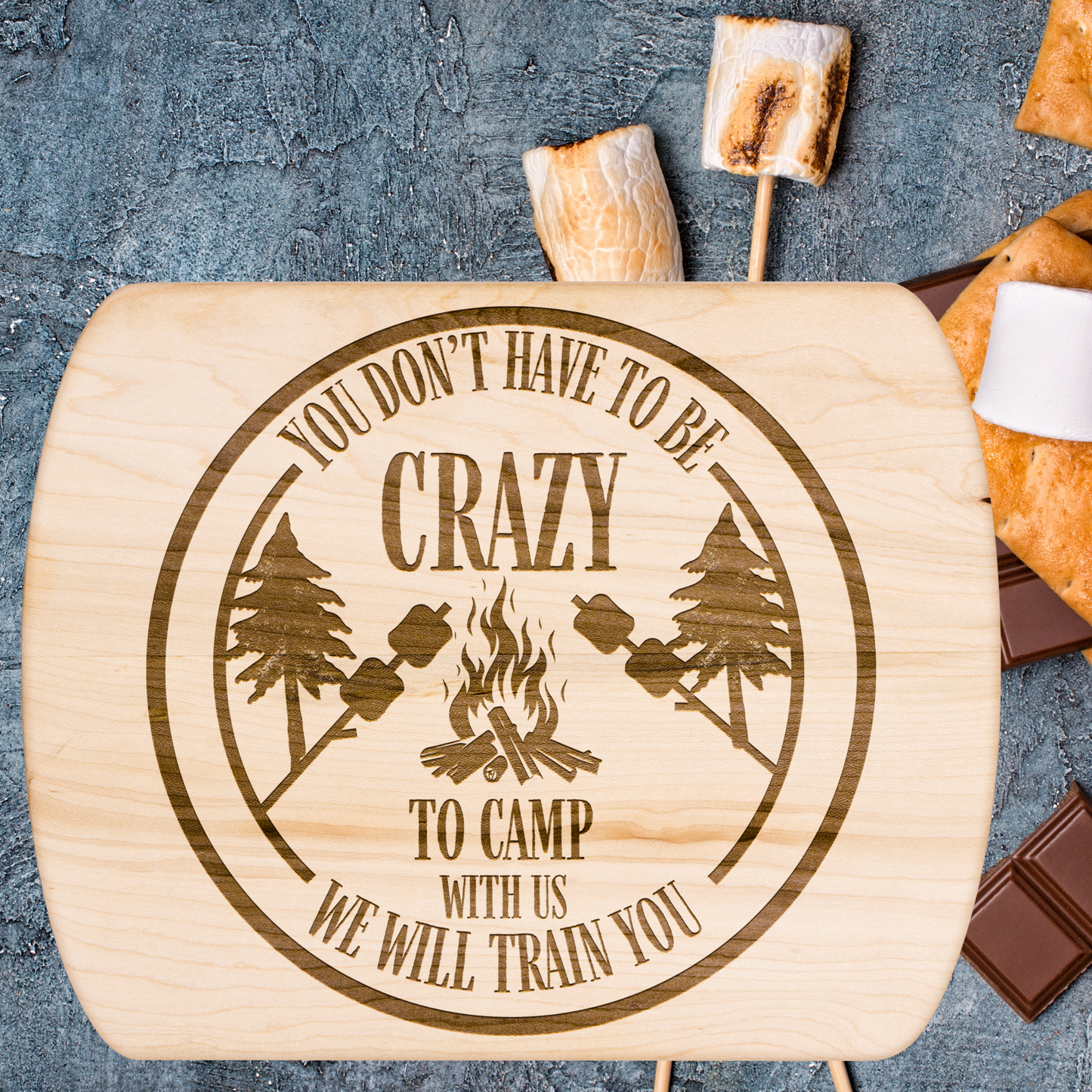 Unique Camping Cutting Board Don't Have To Be Crazy