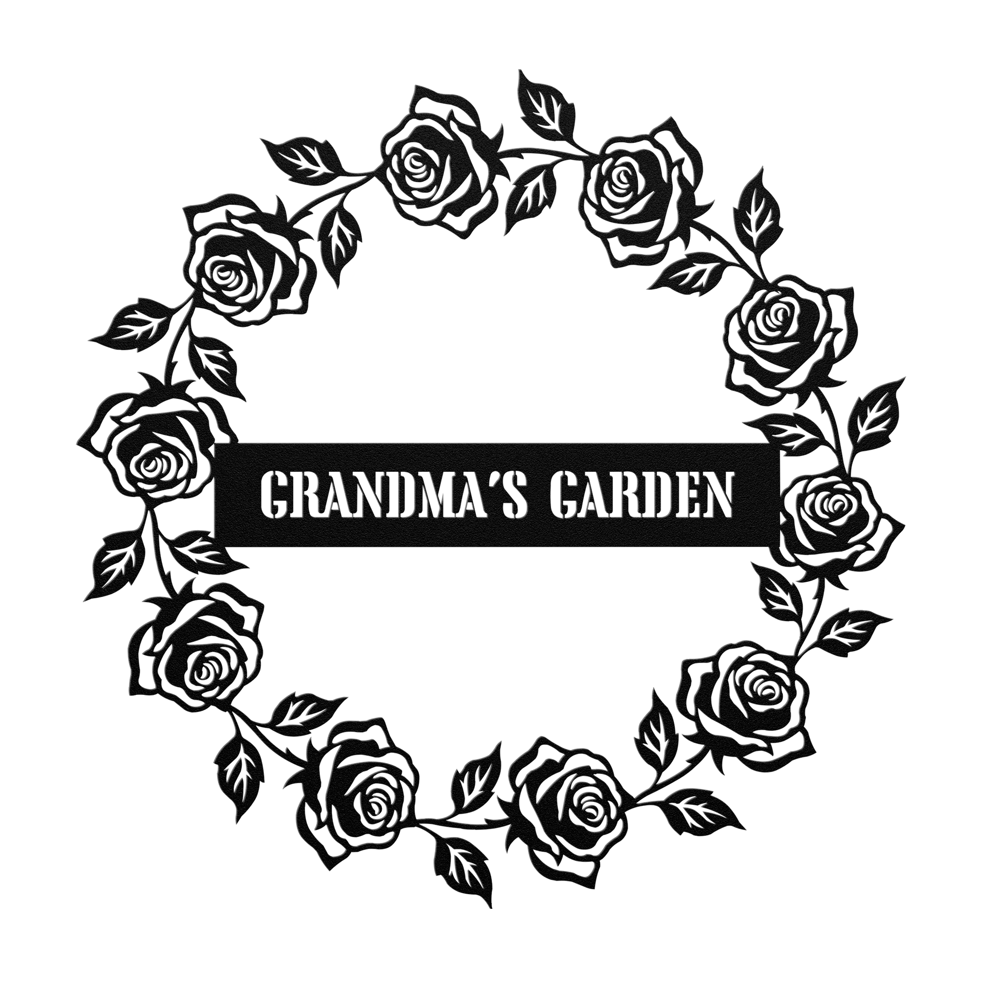 Personalized_Rose_Garden_Wreath_Sign_Black_Transparent_Mockup.png