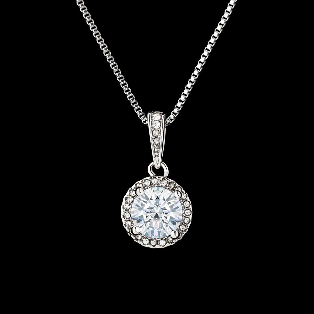 I Love You To The Moon And Back Eternal Hope Necklace For Daughter