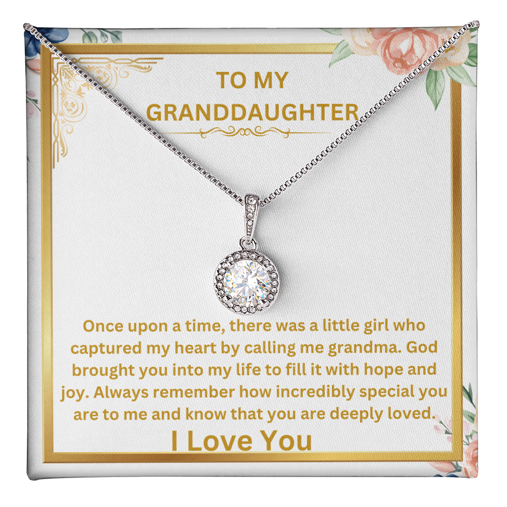 Granddaughter God Brought You Into My Life To Fill It Eternal Hope Necklace From Grandparents I Love You