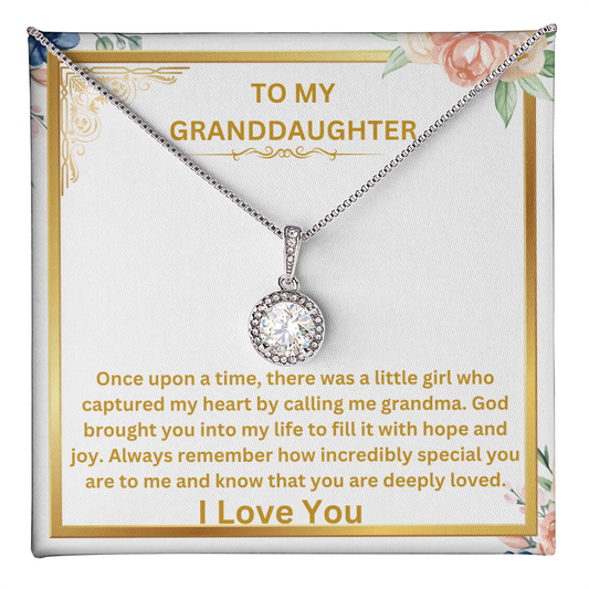 Granddaughter God Brought You Into My Life To Fill It Eternal Hope Necklace From Grandparents I Love You