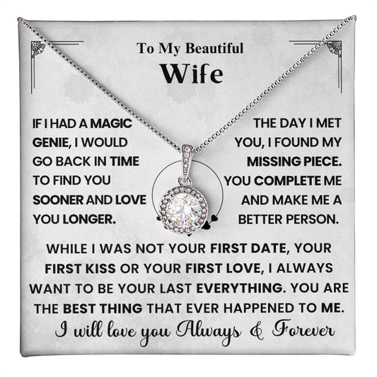 Beautiful Wife If I Had A Magic Genie Eternal Hope Necklace