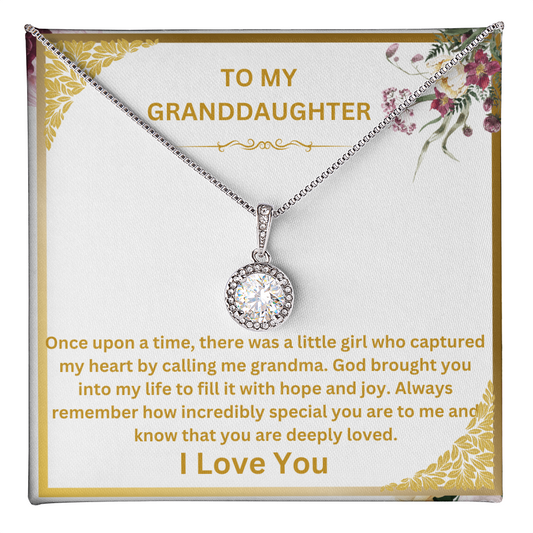 Granddaughter God Brought You Into My Life To Fill It Eternal Hope Necklace From Grandparents