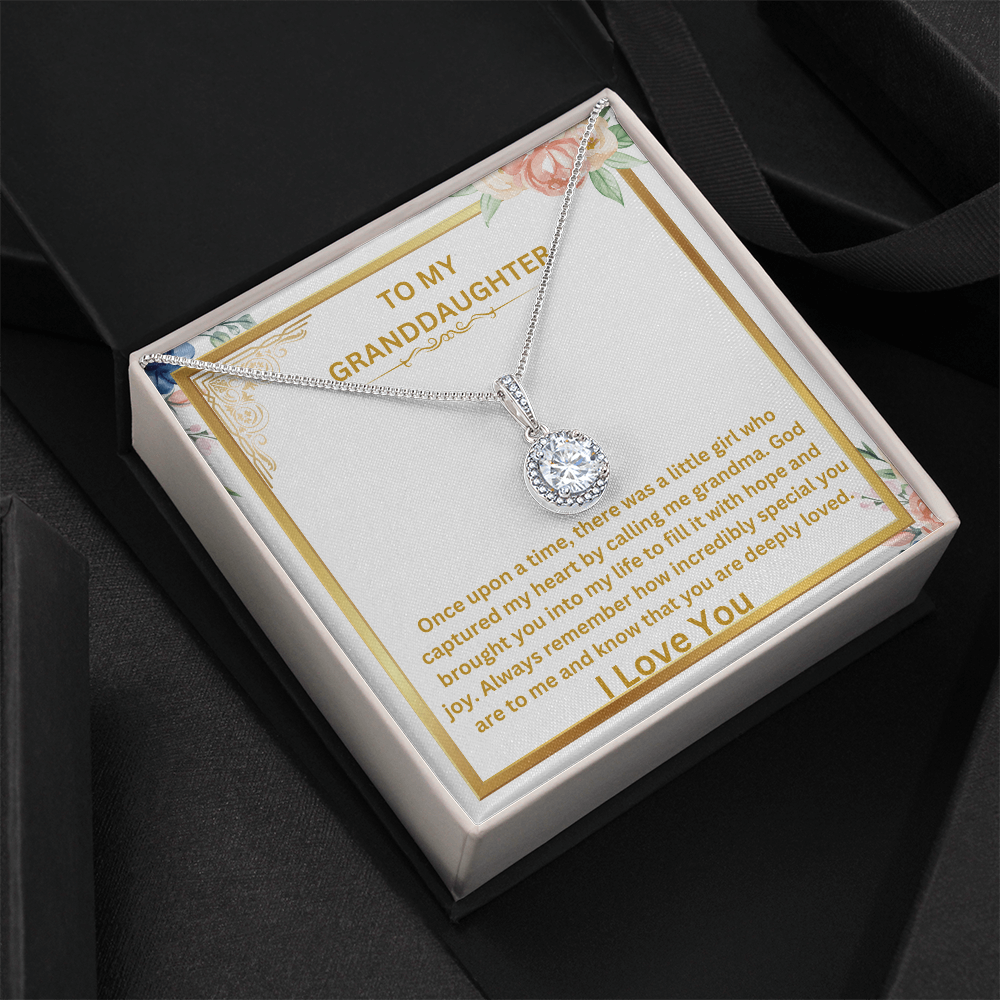 Granddaughter God Brought You Into My Life To Fill It Eternal Hope Necklace From Grandparents I Love You