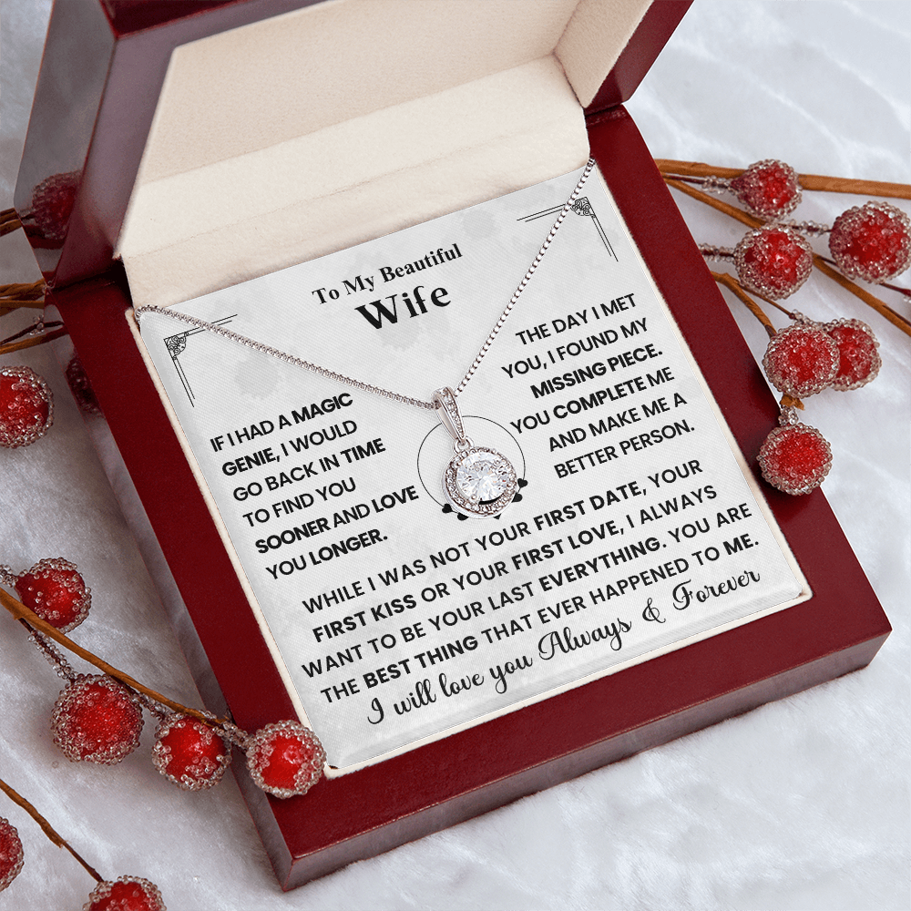 Beautiful Wife If I Had A Magic Genie Eternal Hope Necklace