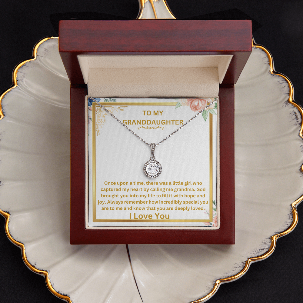 Granddaughter God Brought You Into My Life To Fill It Eternal Hope Necklace From Grandparents I Love You