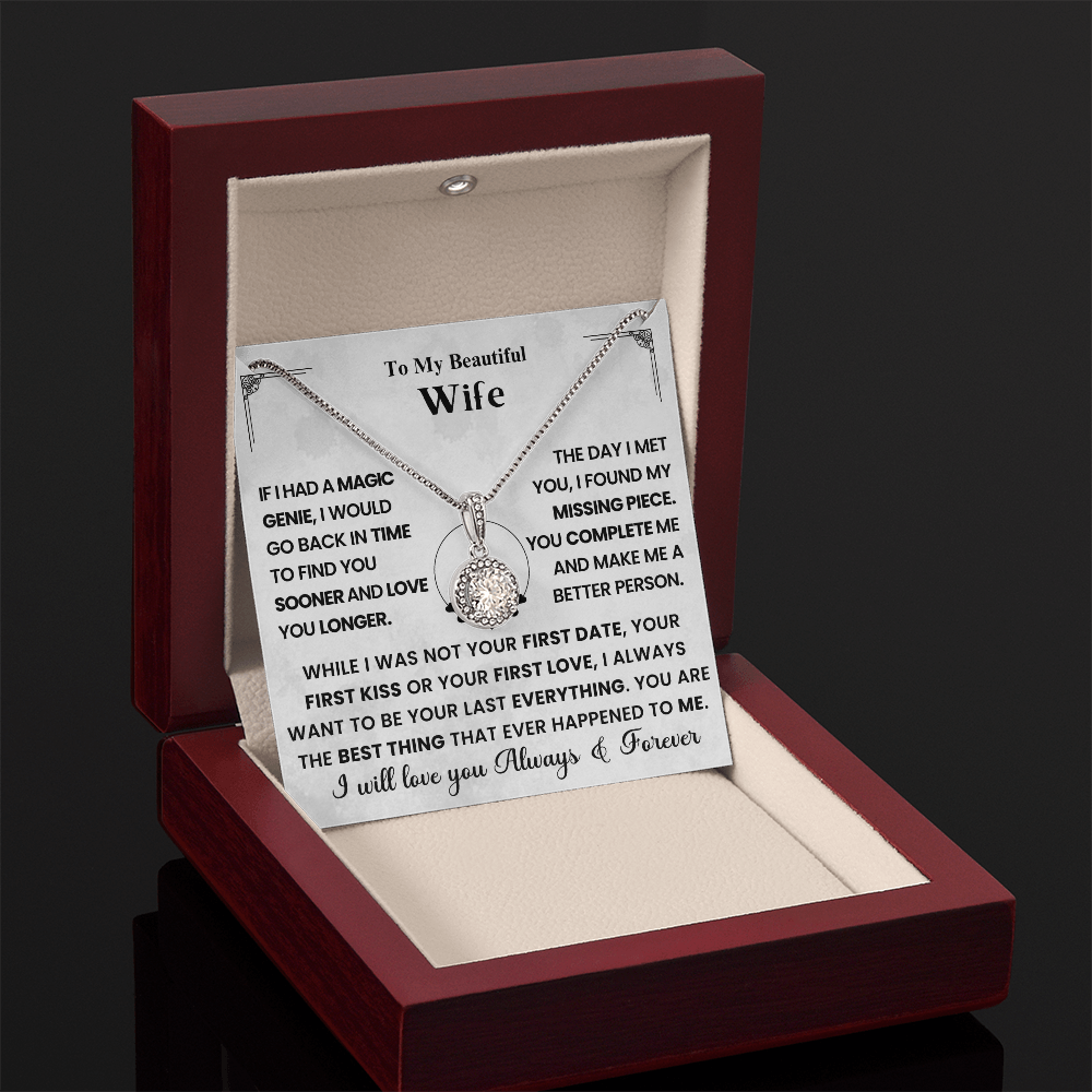Beautiful Wife If I Had A Magic Genie Eternal Hope Necklace