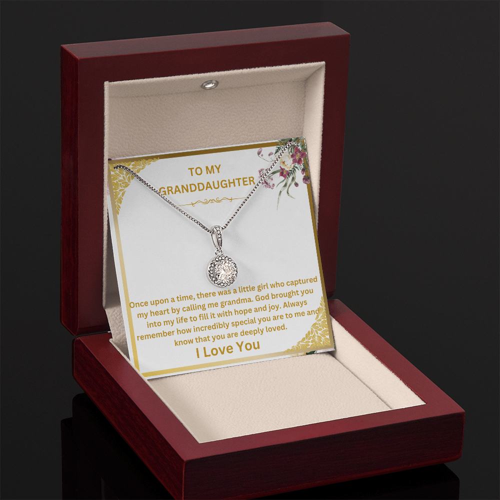 Granddaughter God Brought You Into My Life To Fill It Eternal Hope Necklace From Grandparents