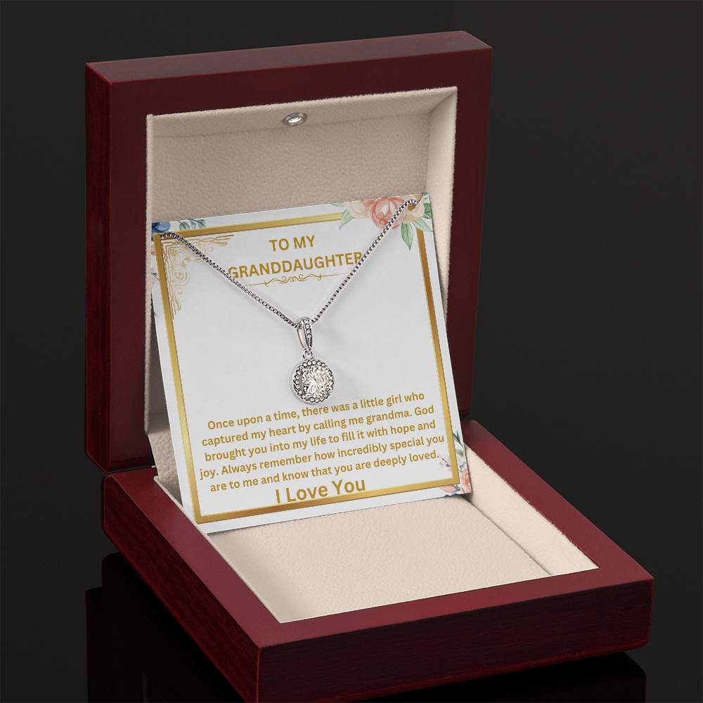 Granddaughter God Brought You Into My Life To Fill It Eternal Hope Necklace From Grandparents I Love You