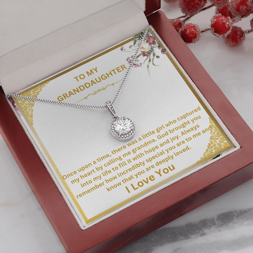 Granddaughter God Brought You Into My Life To Fill It Eternal Hope Necklace From Grandparents