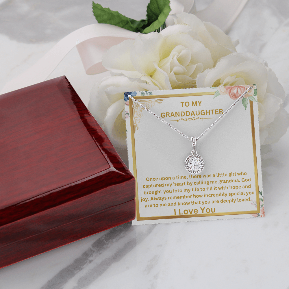 Granddaughter God Brought You Into My Life To Fill It Eternal Hope Necklace From Grandparents I Love You