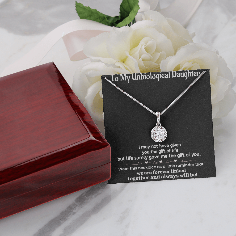 Unbiological Daughter I May Not Have Given You The Gift Of Life Eternal Hope Necklace