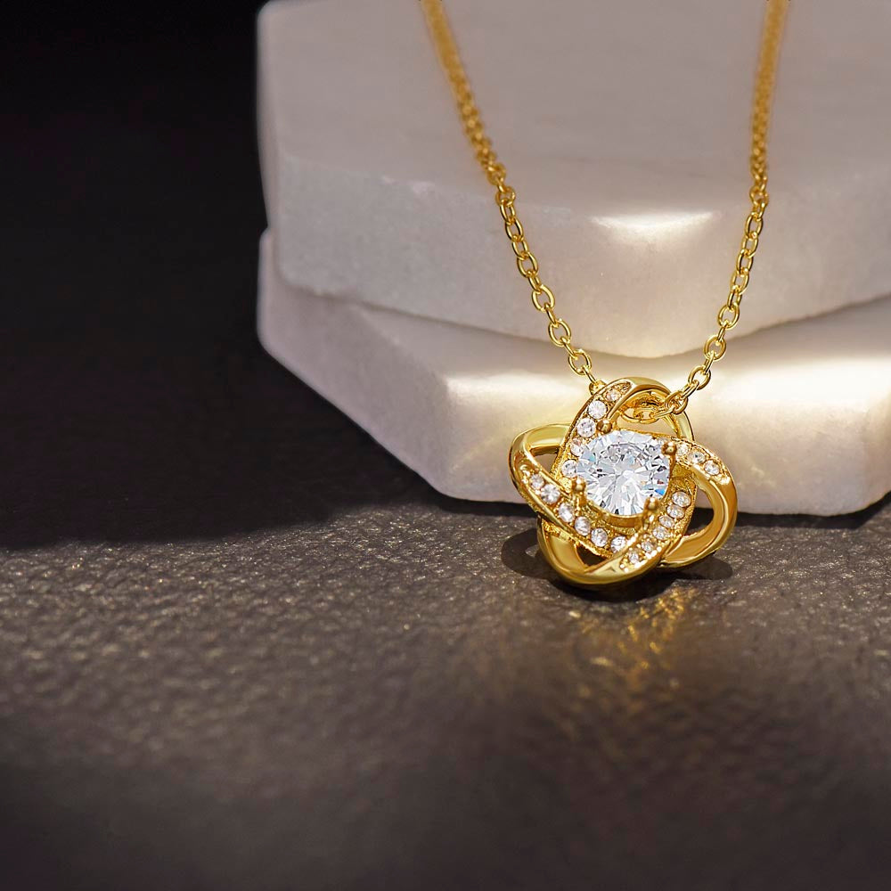 Grandmother And Granddaughter a Unique Bond That Endures Love Knot Necklace