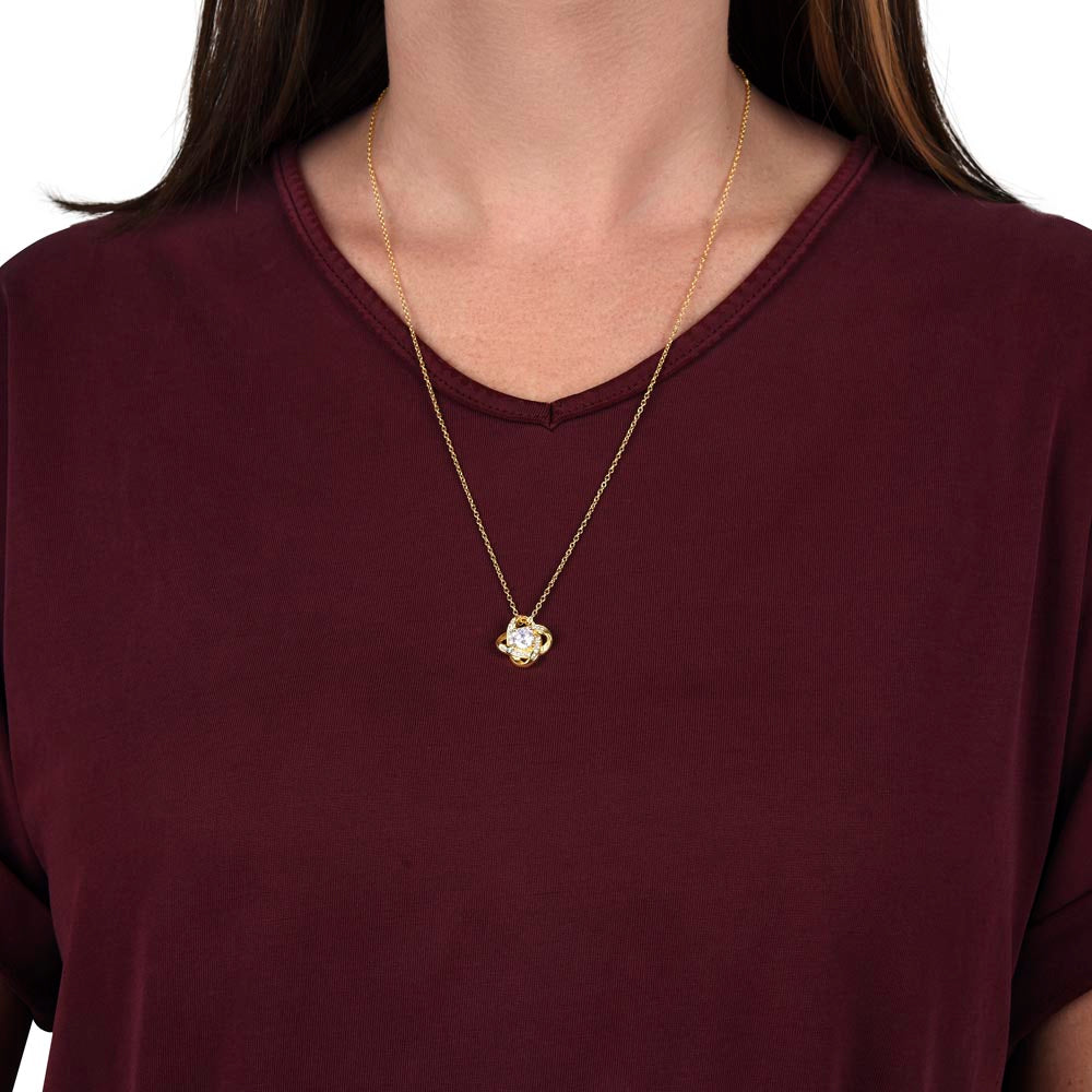 Mom For All The Times I Forgot To Thank You Love Knot Necklace