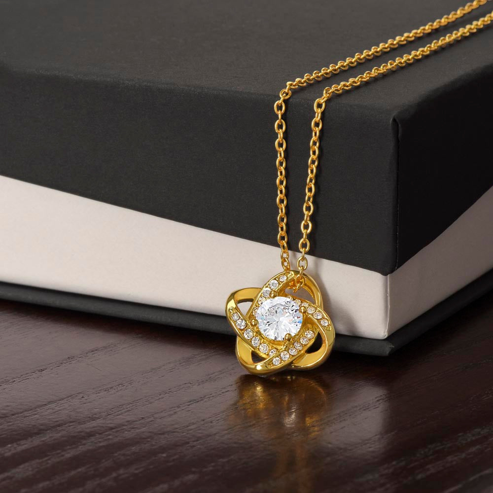 Mom For All The Times I Forgot To Thank You Love Knot Necklace
