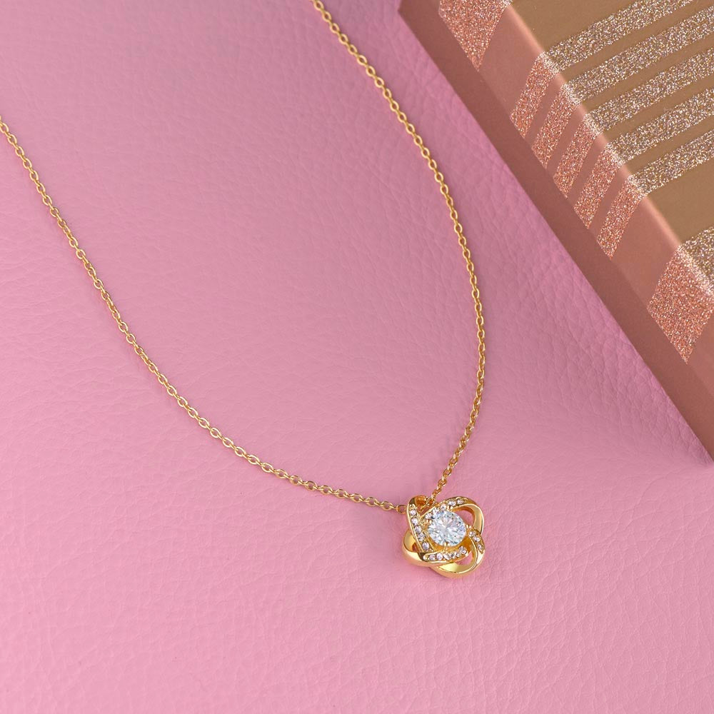 If I Had One Wish And A Second Wish Love Knot Necklace To Wife From Husband