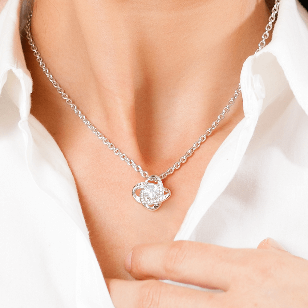 Mom For All The Times I Forgot To Thank You Love Knot Necklace