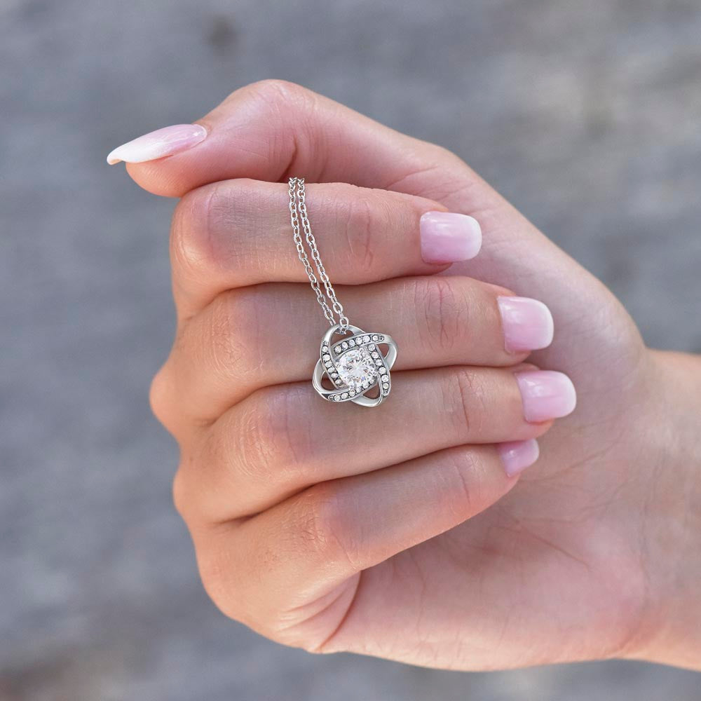 Grandmother And Granddaughter a Unique Bond That Endures Love Knot Necklace