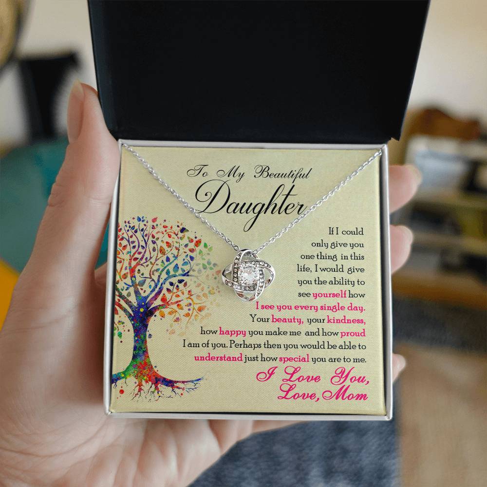 To My Beautiful Daughter Necklace, You Are Special To Me