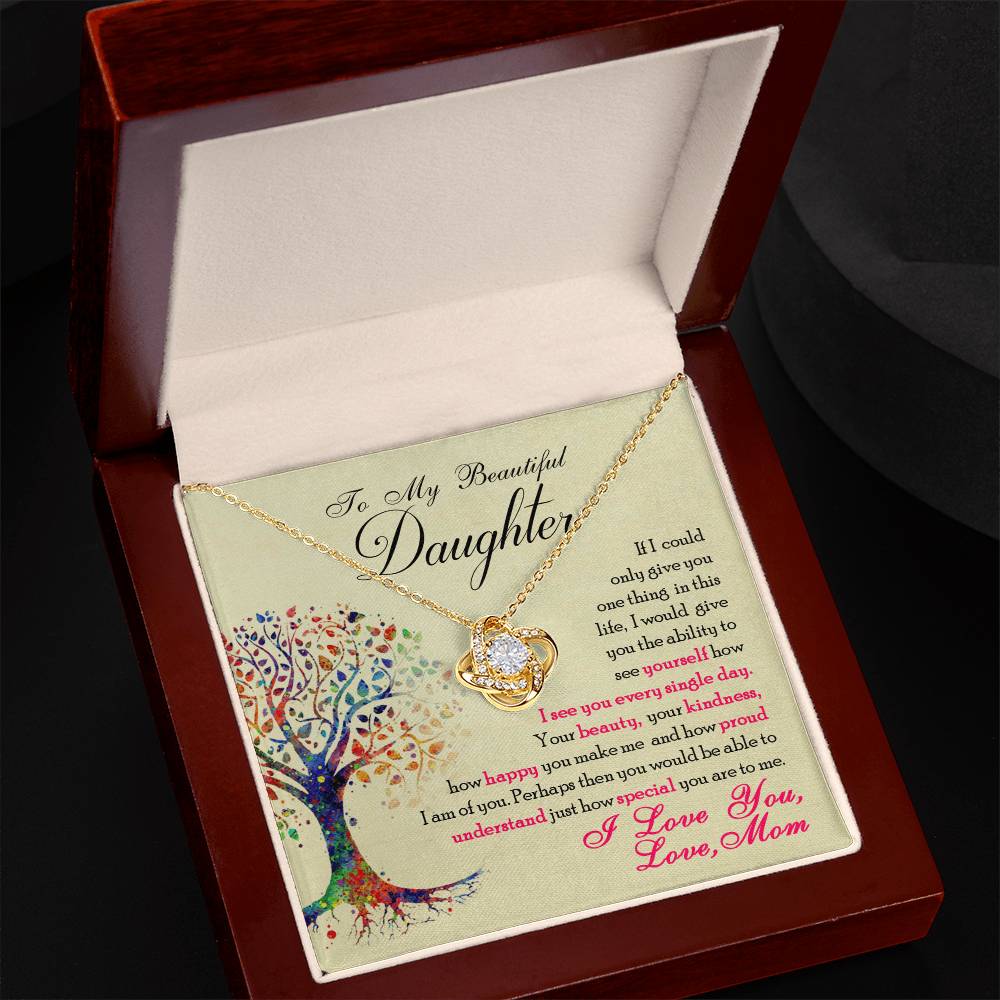 To My Beautiful Daughter Necklace, You Are Special To Me