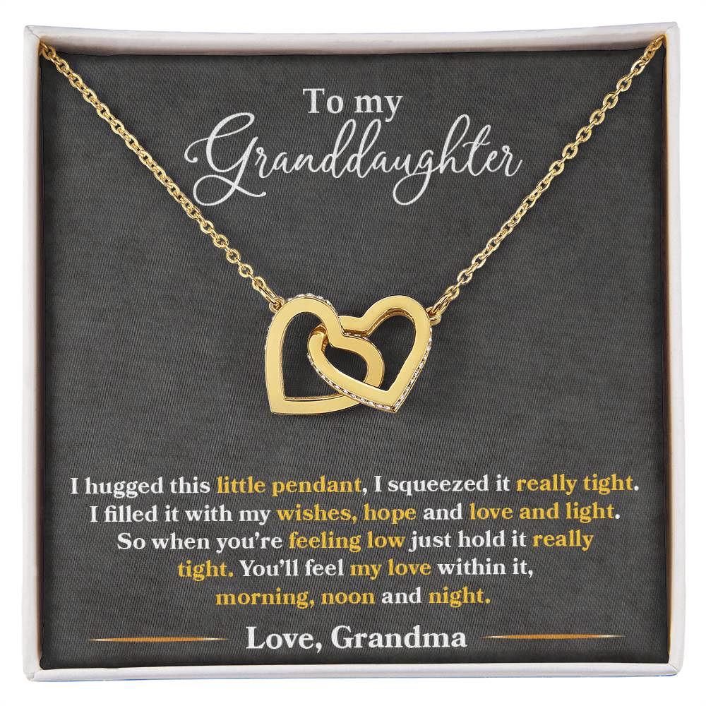 To My Granddaughter Necklace, You_ll Feel My Love Within This