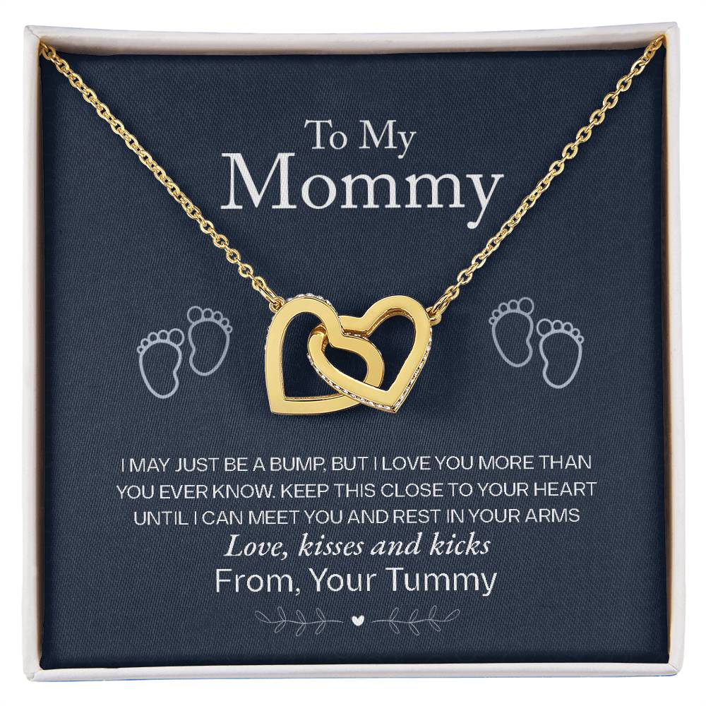 To My Mommy Necklace, Love From Your Tummy