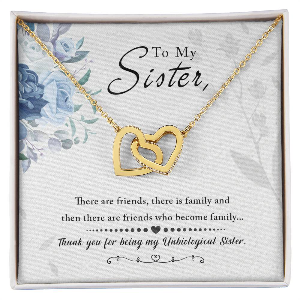 To My Sister Necklace, Thank You For Everything