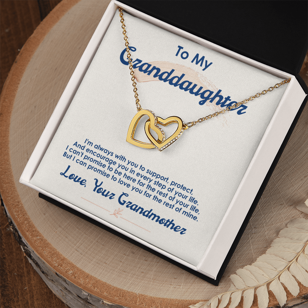 To My Granddaughter Necklace, I Love You For The Rest Of My Life