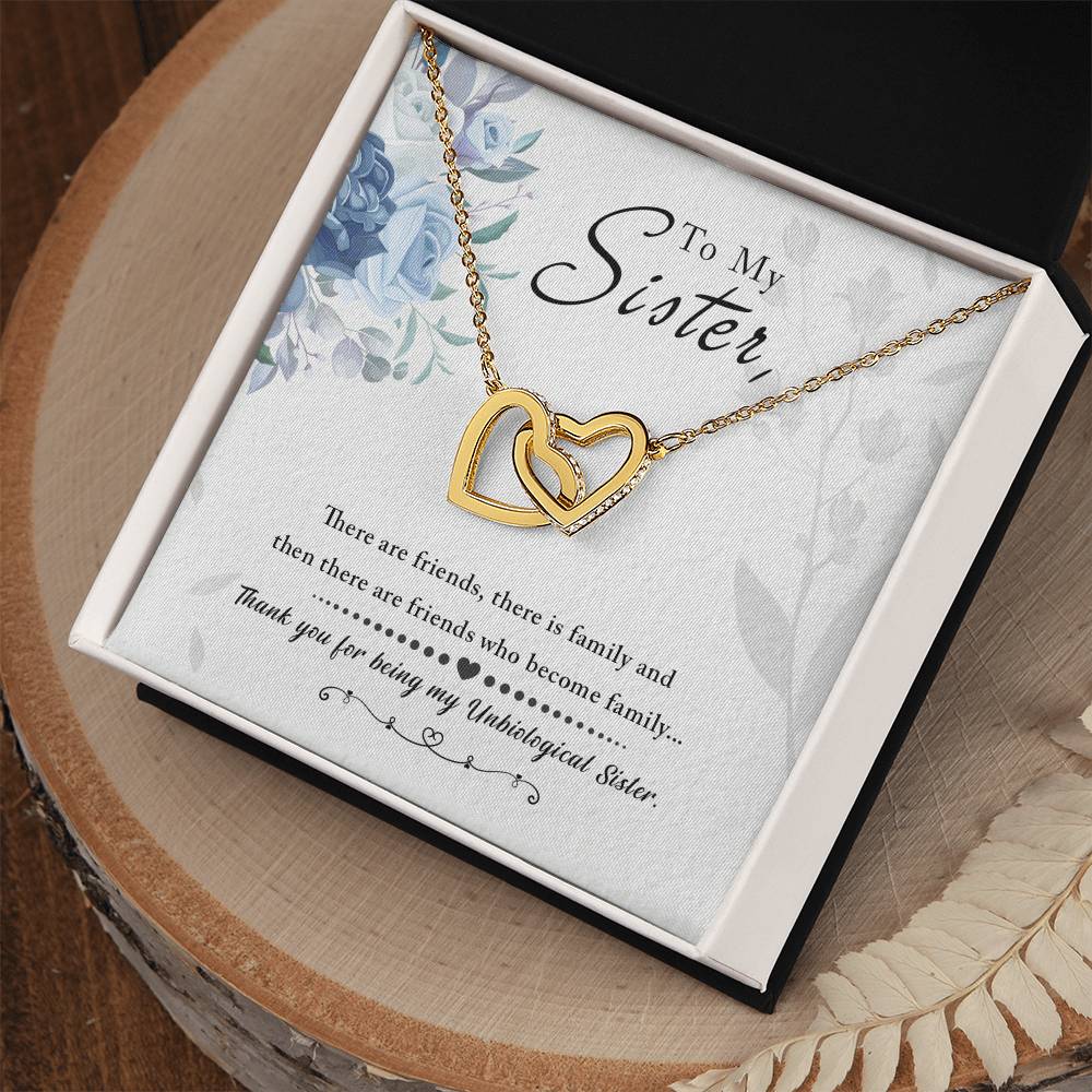 To My Sister Necklace, Thank You For Everything