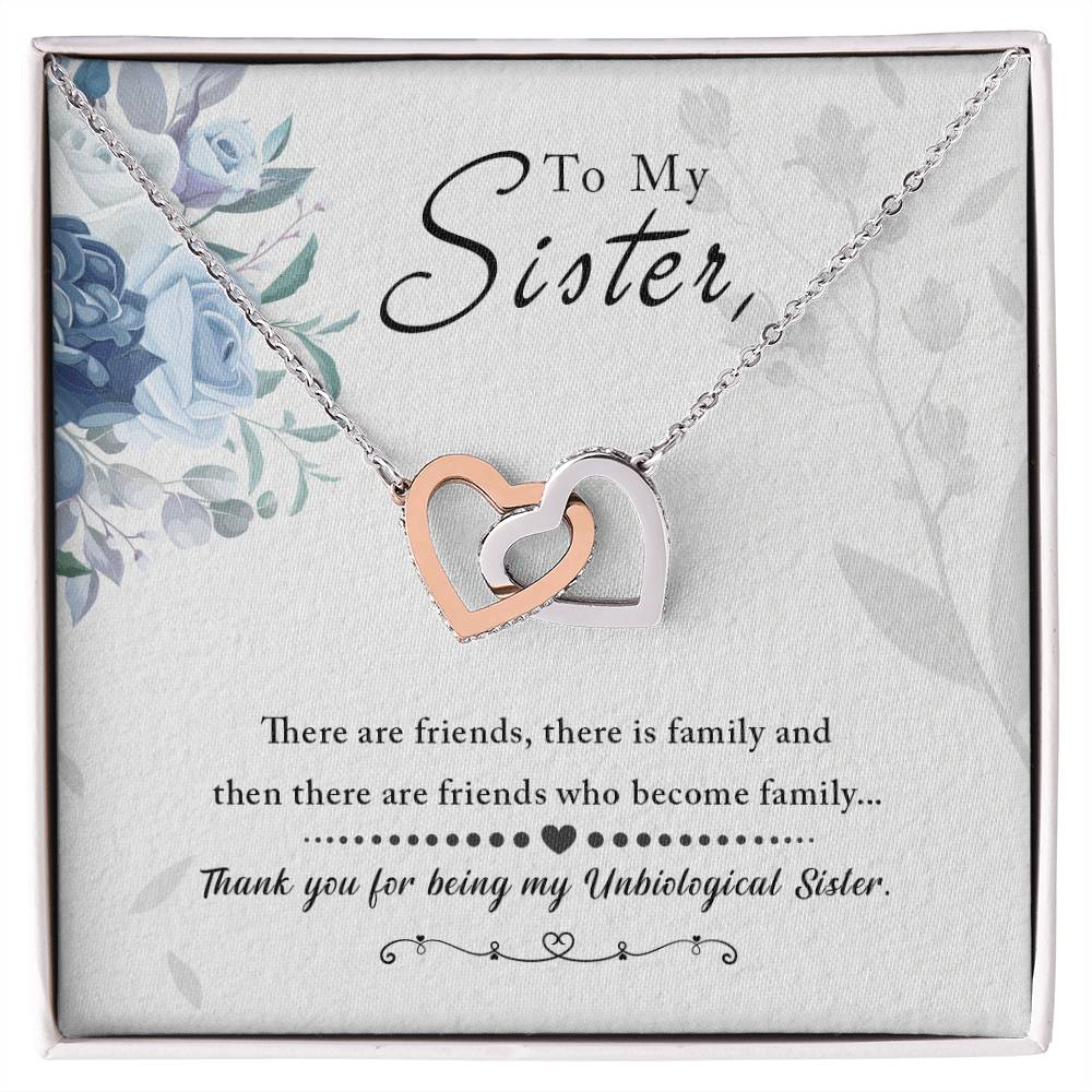 To My Sister Necklace, Thank You For Everything
