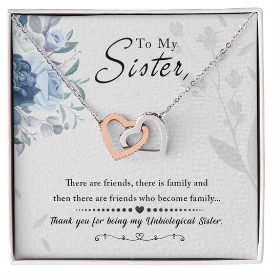 To My Sister Necklace, Thank You For Everything