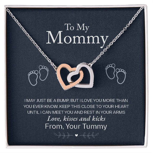 To My Mommy Necklace, Love From Your Tummy