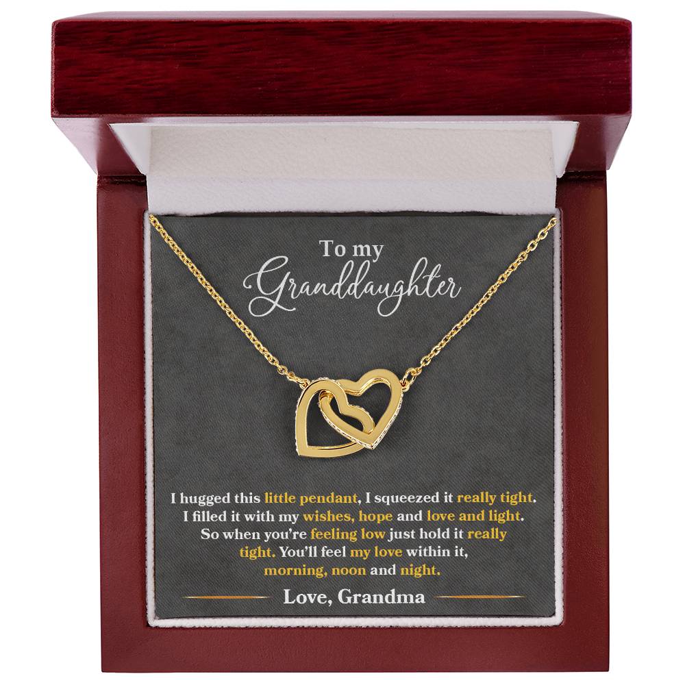 To My Granddaughter Necklace, You_ll Feel My Love Within This