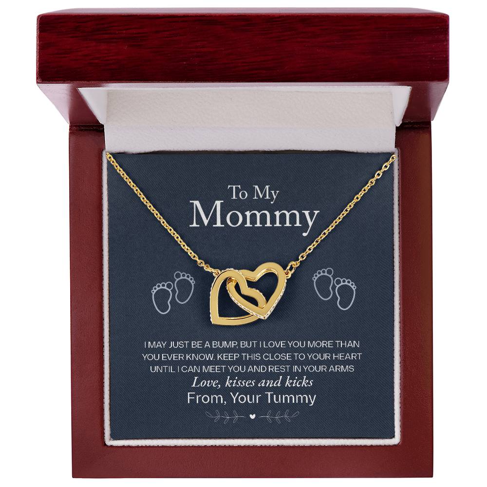 To My Mommy Necklace, Love From Your Tummy