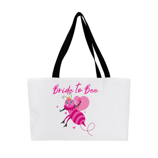 Bride to Bee Weekender Tote Bag For Wedding Planning