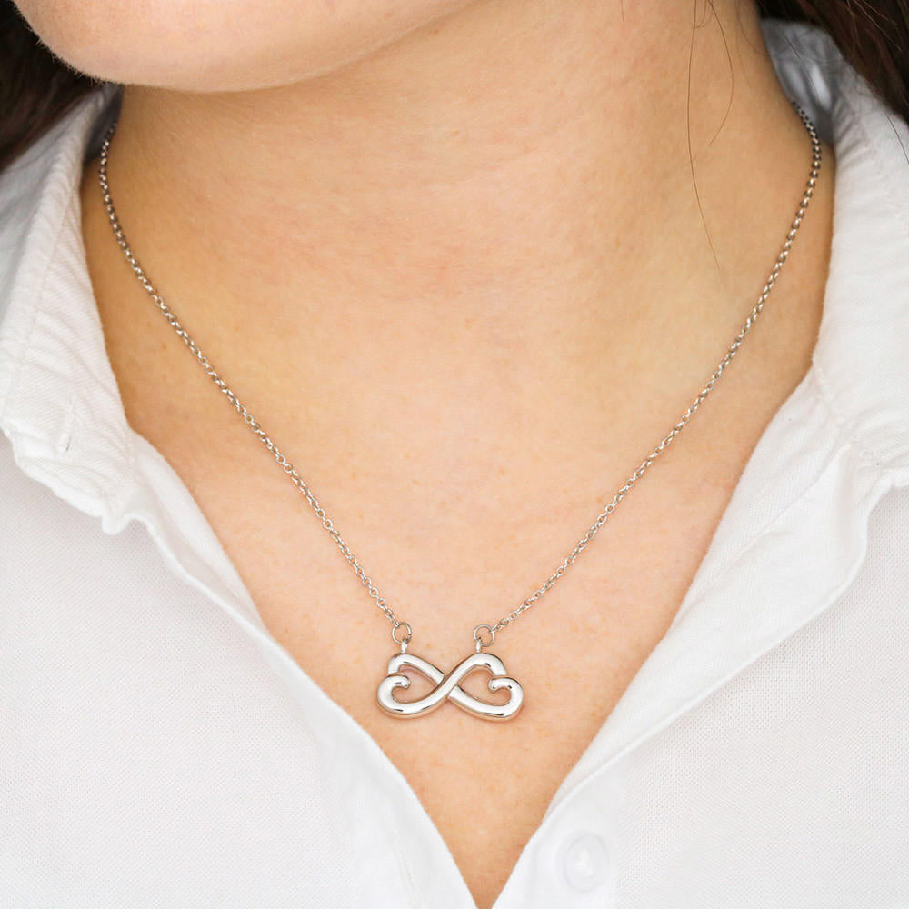 Granddaughter From Grandpa My Heart Walks With You Endless Love Necklace