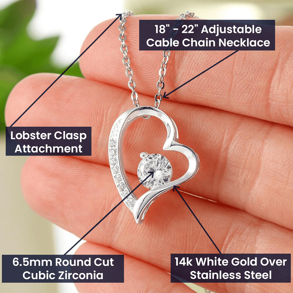 I Can't Promise I'll Be Here For The Rest Of Your Life Granddaughter From Grandpa Forever Love Necklace