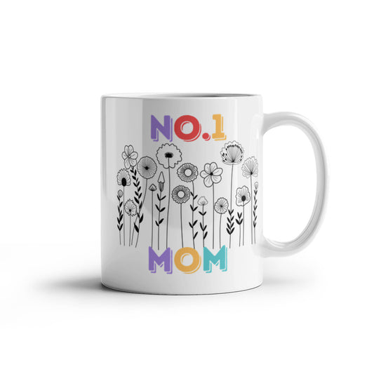 No. 1 Mom 15 Ounce Coffee Mug