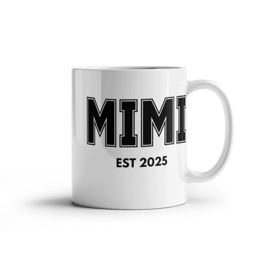 Mimi Established 2025 15 Ounce Coffee Mug