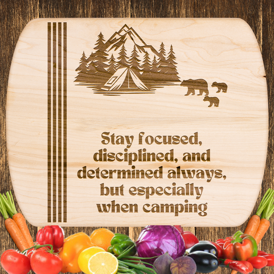 Custom Hardwood Wooden Cutting Board For Camping