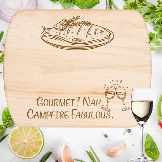 Unique Cutting Board Gourmet Campfire Fabulous