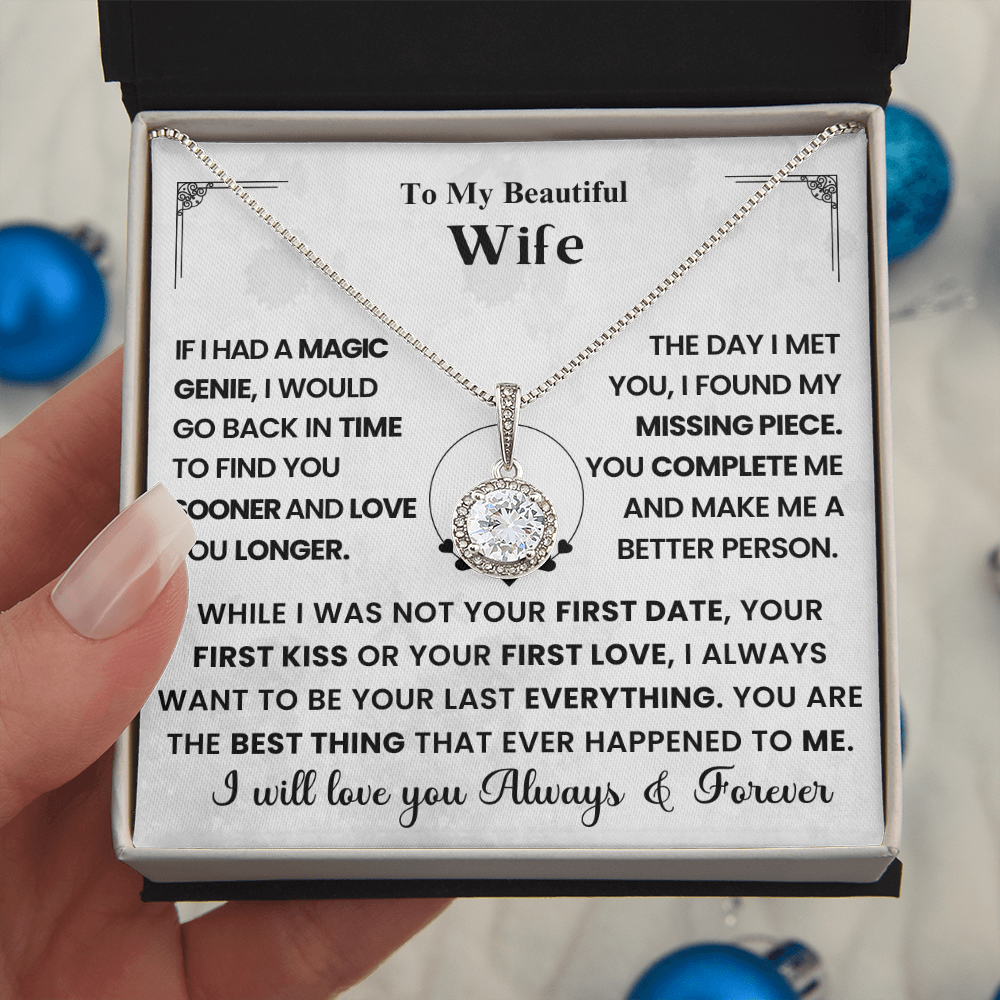 Beautiful Wife If I Had A Magic Genie Eternal Hope Necklace