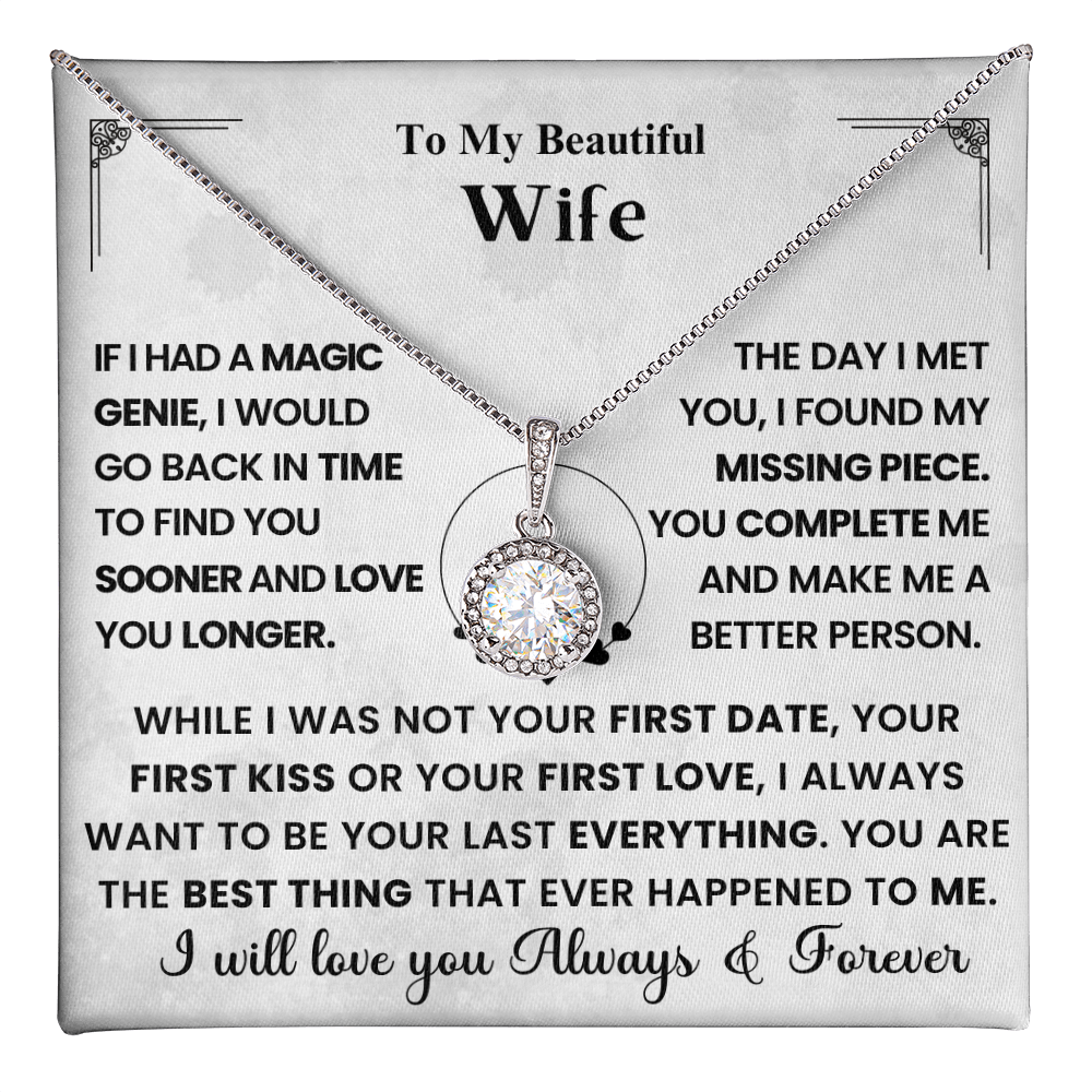 Beautiful Wife If I Had A Magic Genie Eternal Hope Necklace