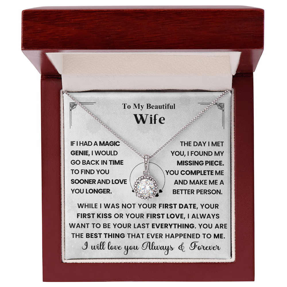 Beautiful Wife If I Had A Magic Genie Eternal Hope Necklace