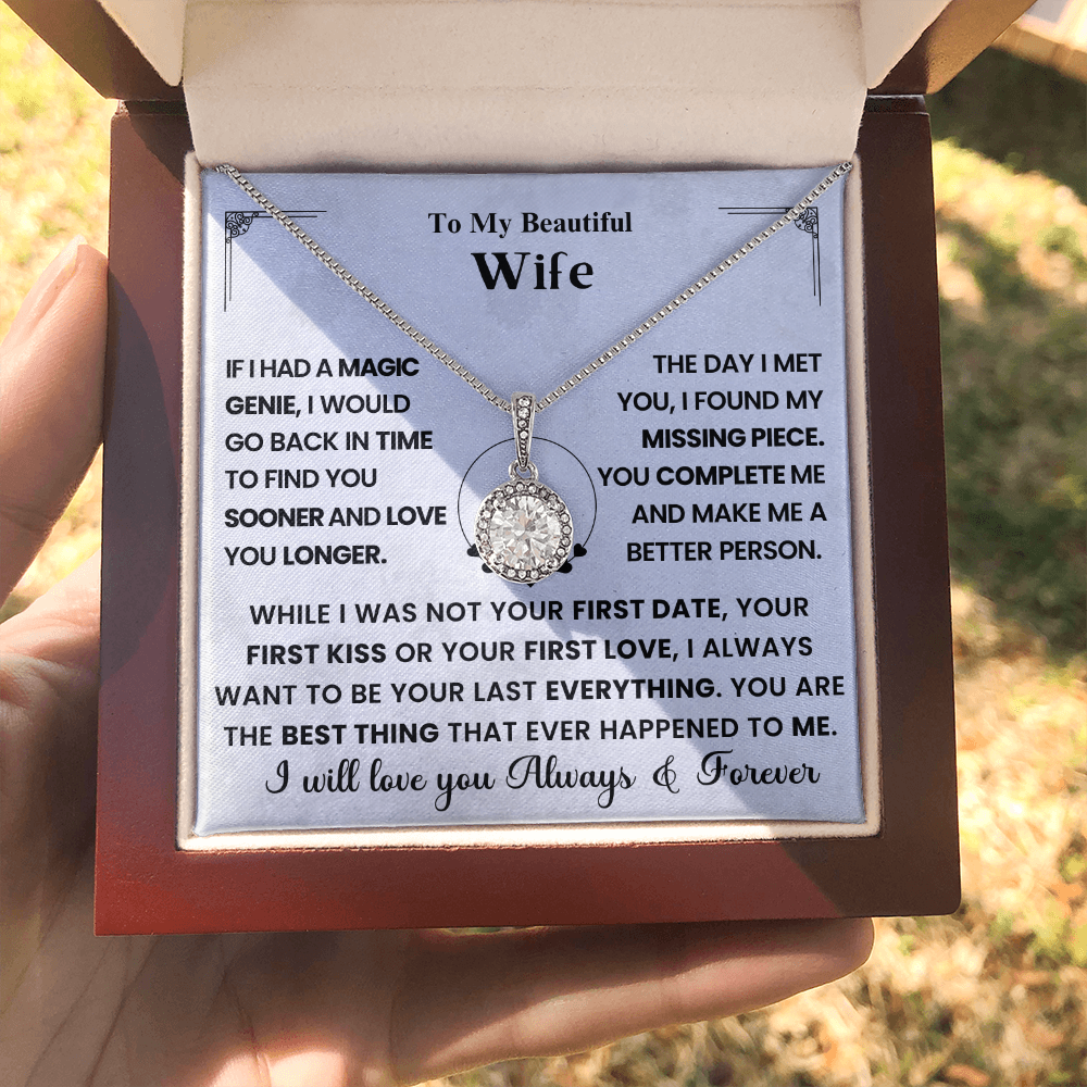Beautiful Wife If I Had A Magic Genie Eternal Hope Necklace