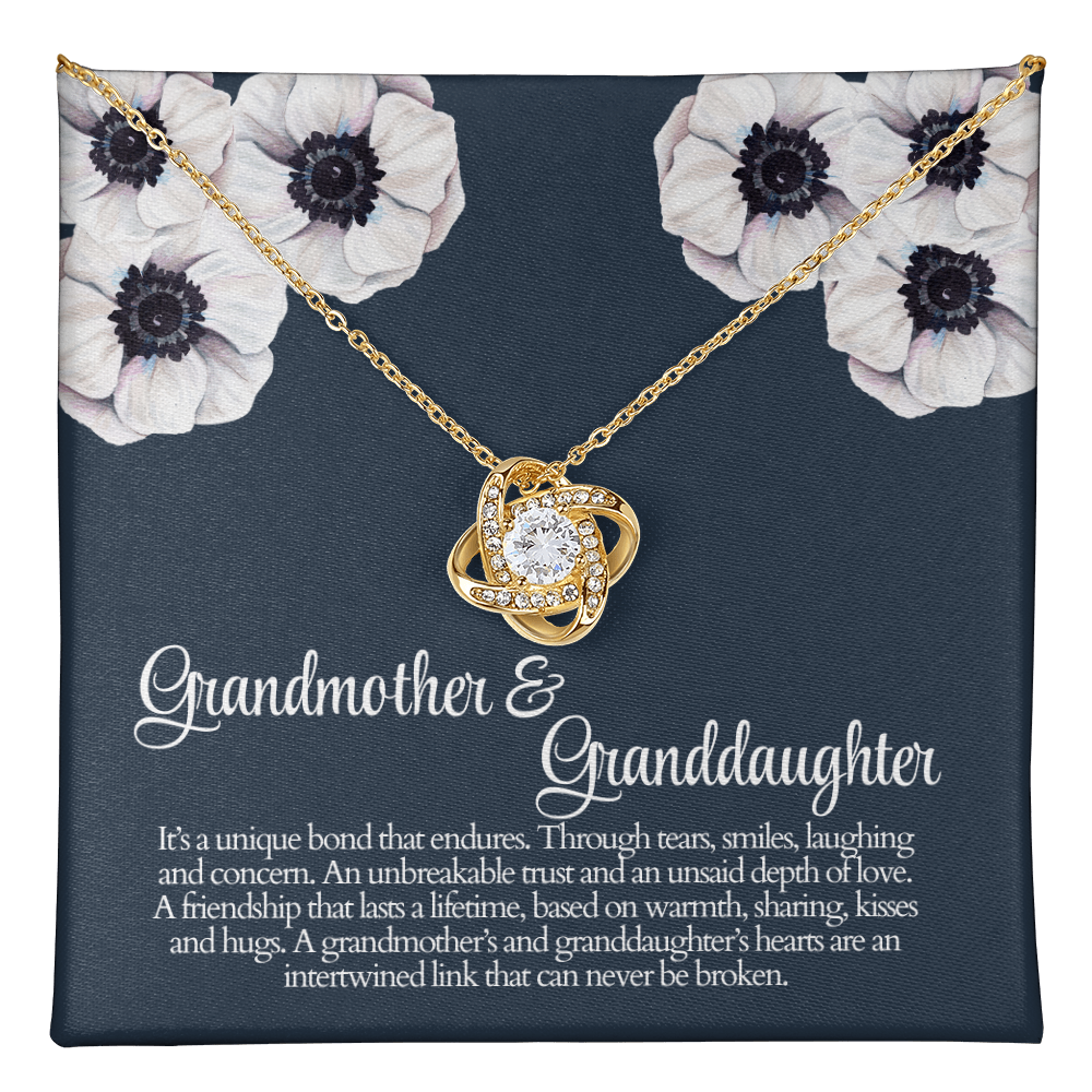Grandmother And Granddaughter a Unique Bond That Endures Love Knot Necklace