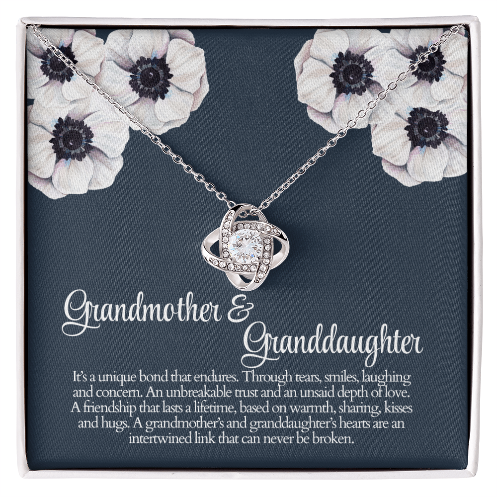 Grandmother And Granddaughter a Unique Bond That Endures Love Knot Necklace