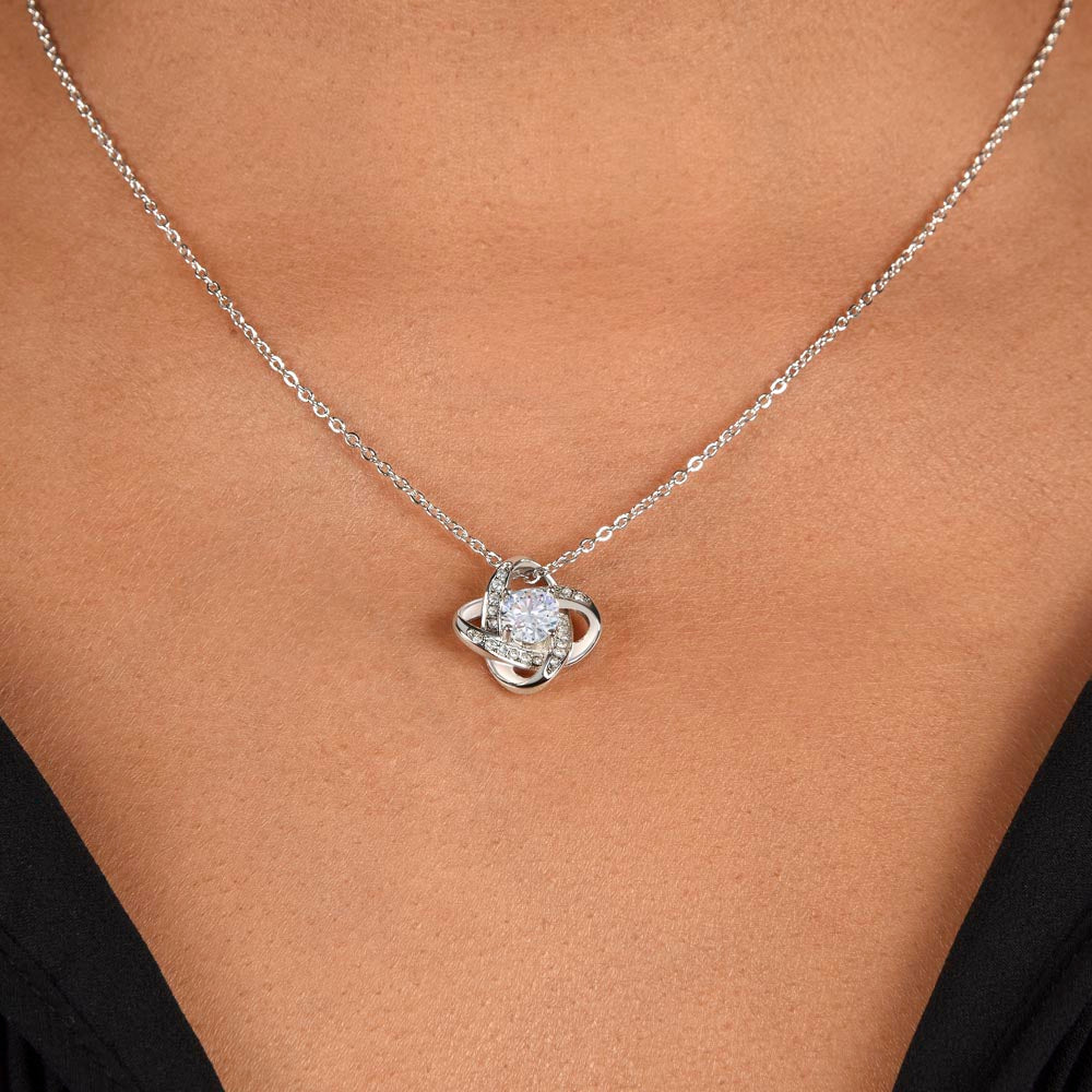 Grandmother And Granddaughter a Unique Bond That Endures Love Knot Necklace