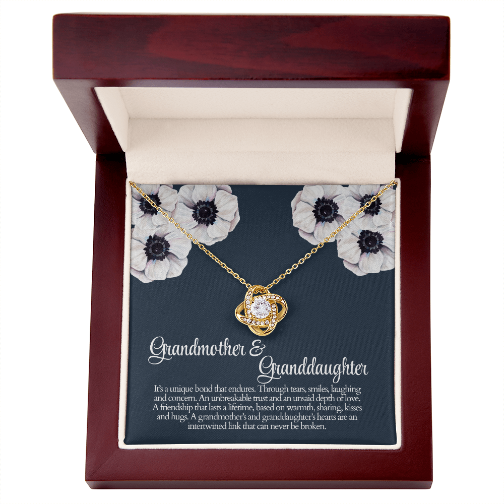 Grandmother And Granddaughter a Unique Bond That Endures Love Knot Necklace